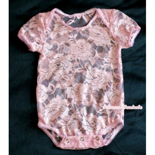 Light Pink See Through Baby Jumpsuit TH241 